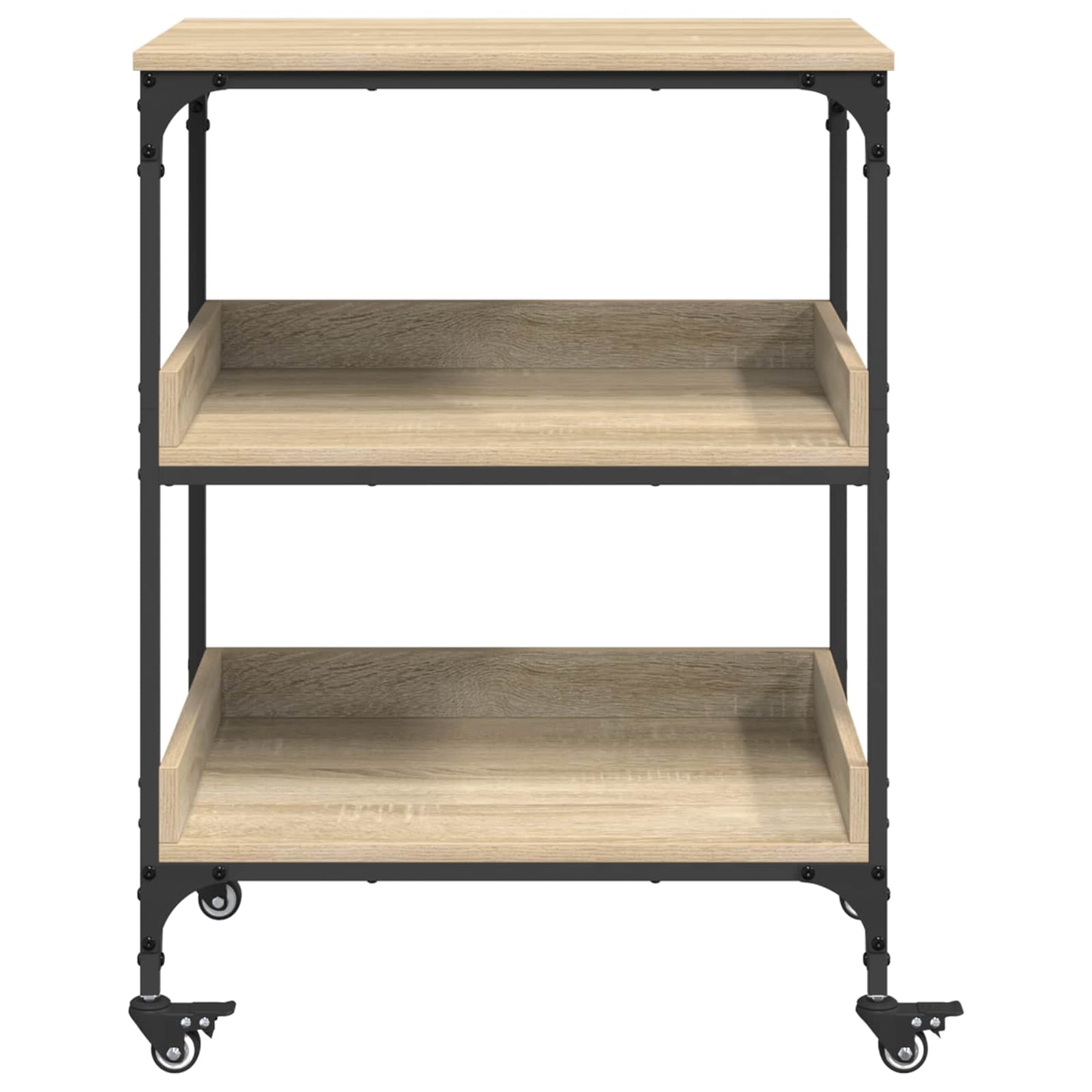 Küchentrolley Sonoma-Eiche 60 x 41 x 80,5 cm Holzwerkstoff