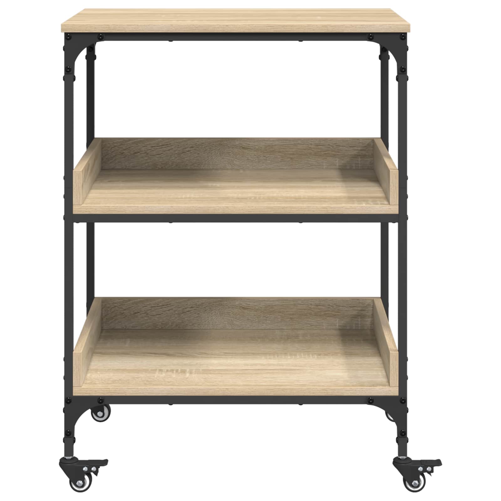 Küchentrolley Sonoma-Eiche 60 x 41 x 80,5 cm Holzwerkstoff