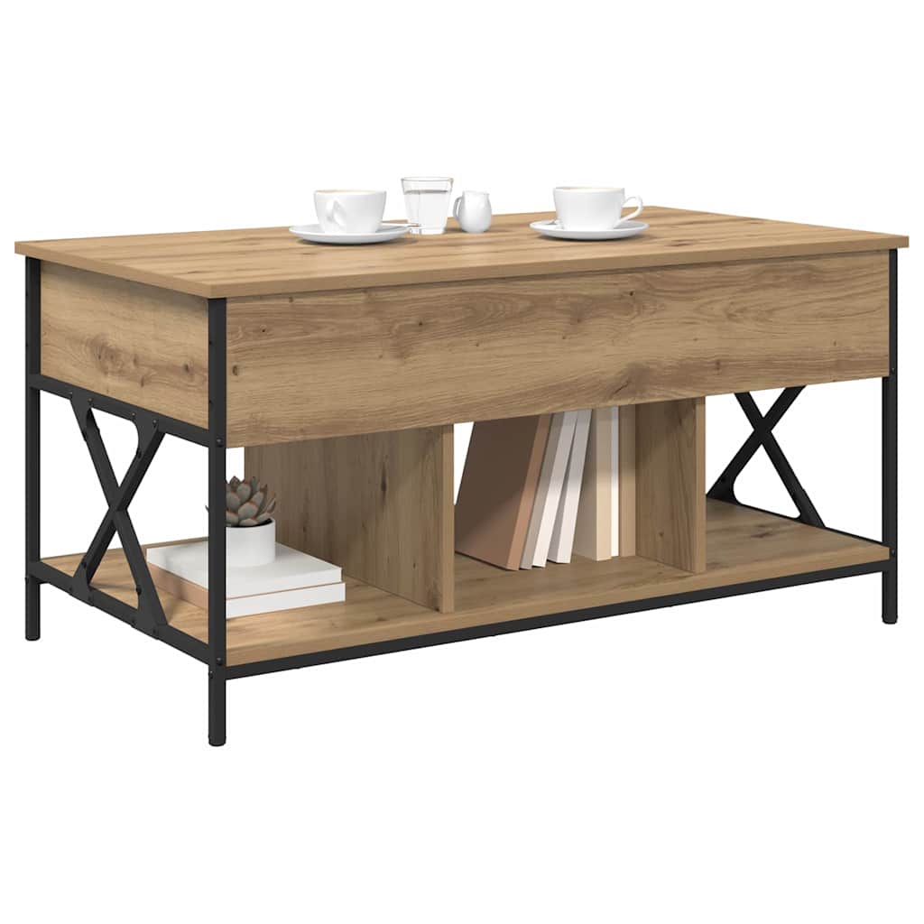 Couchtisch Artisan-Eiche 100 x 55 x 50 cm Holzwerkstoff