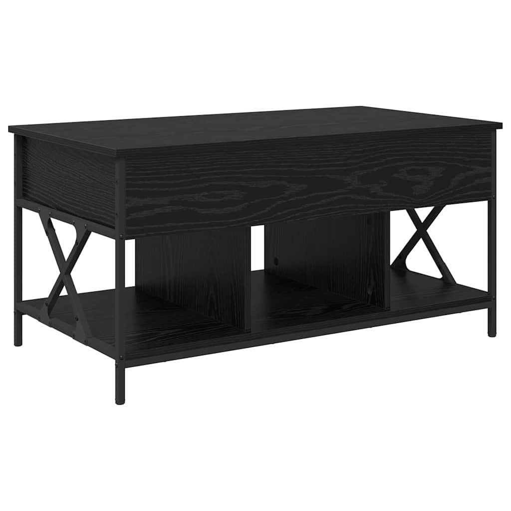 Couchtisch Schwarz Eichen-Optik 100 x 55 x 48,5 cm