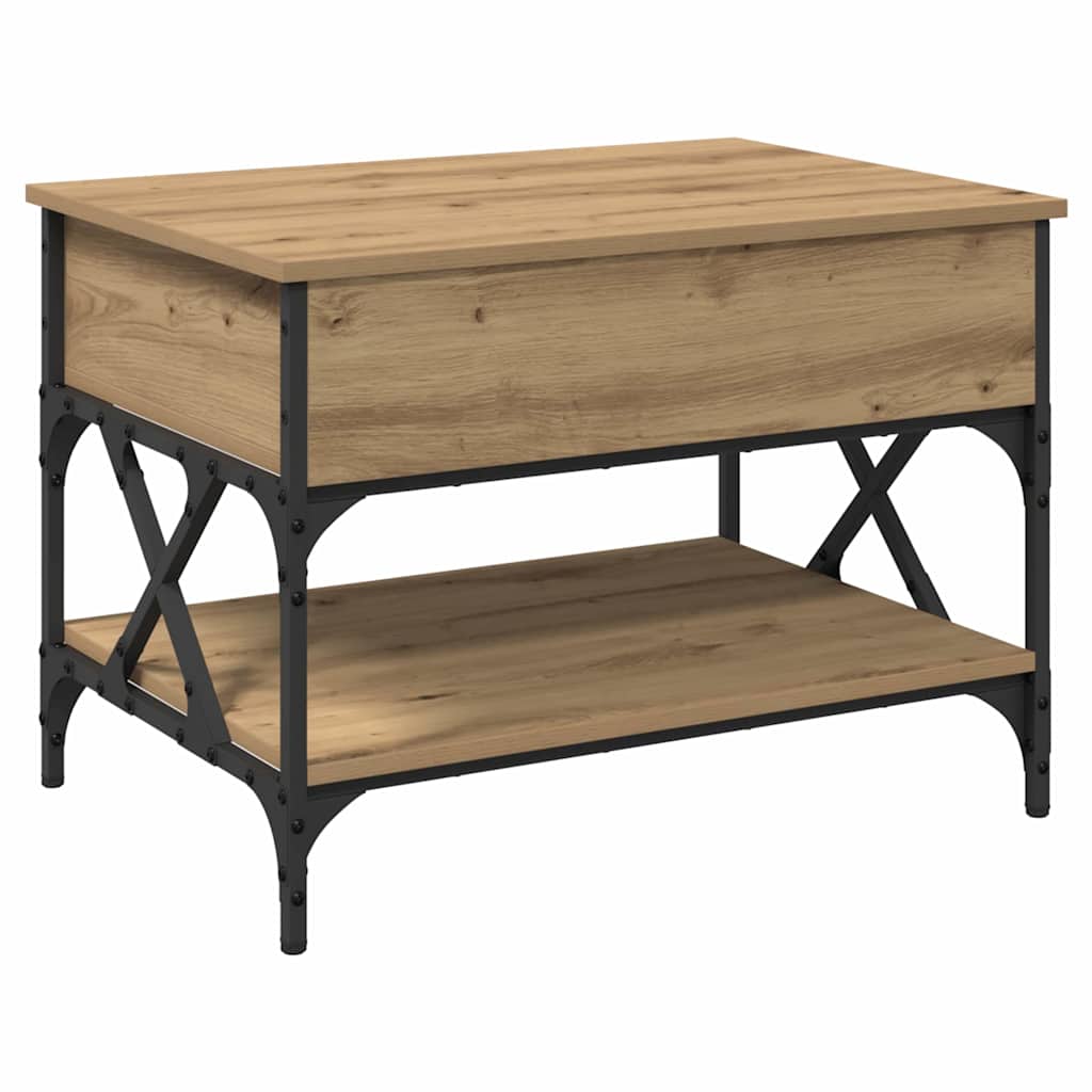 Couchtisch Artisan-Eiche 70x50x50cm Holzwerkstoff