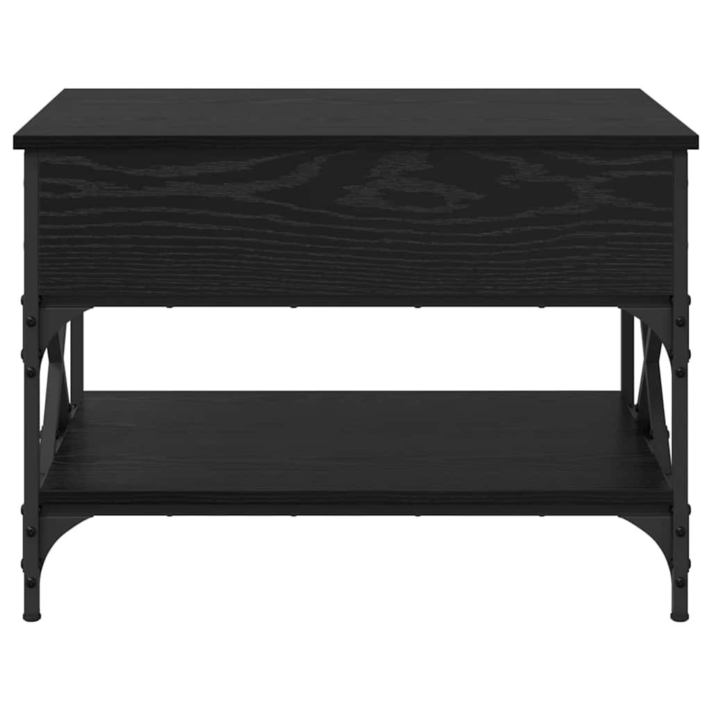 Couchtisch Schwarz Eichen-Optik 70x50x50cm Holzwerkstoff