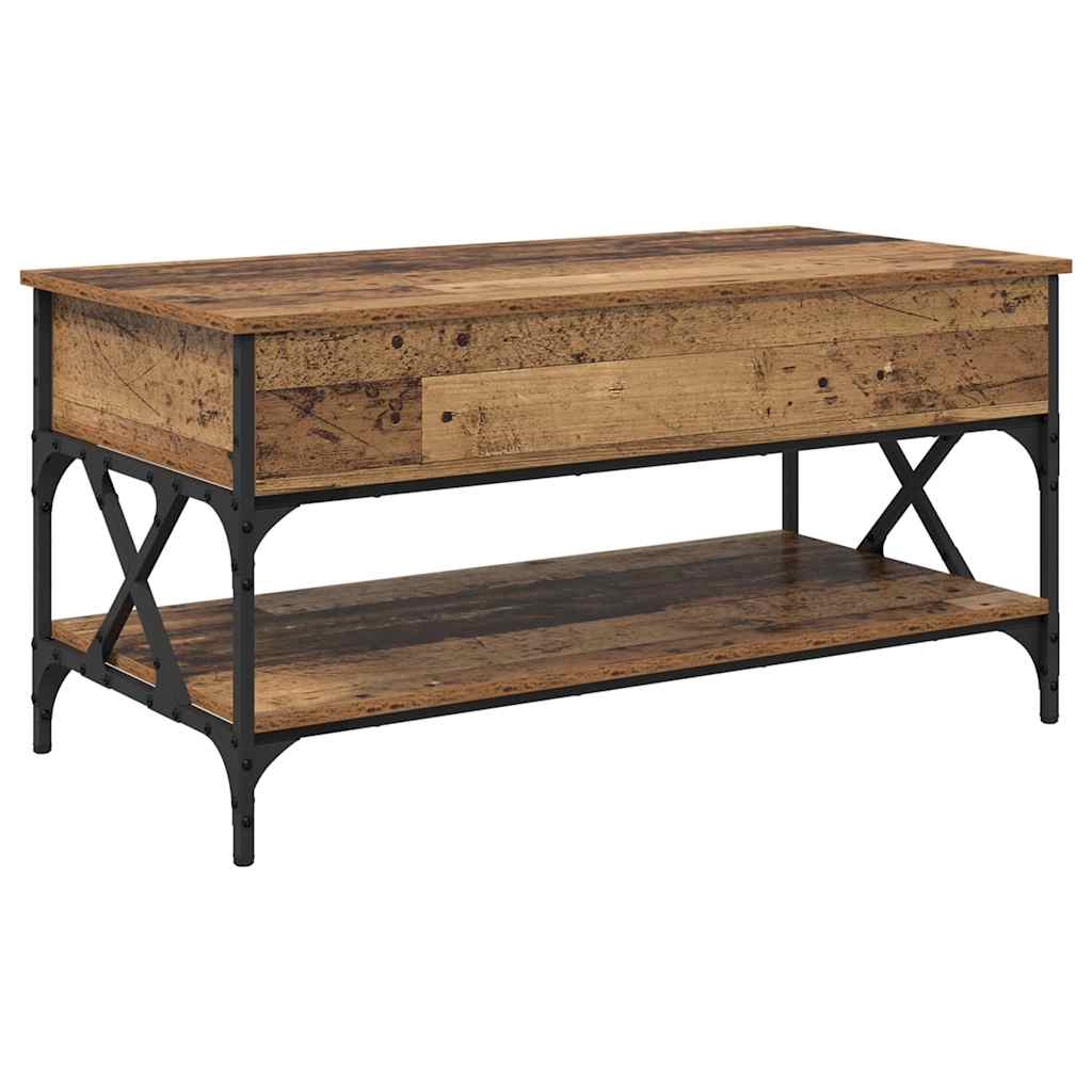 Couchtisch Altholz 100 x 50 x 50 cm Holzwerkstoff