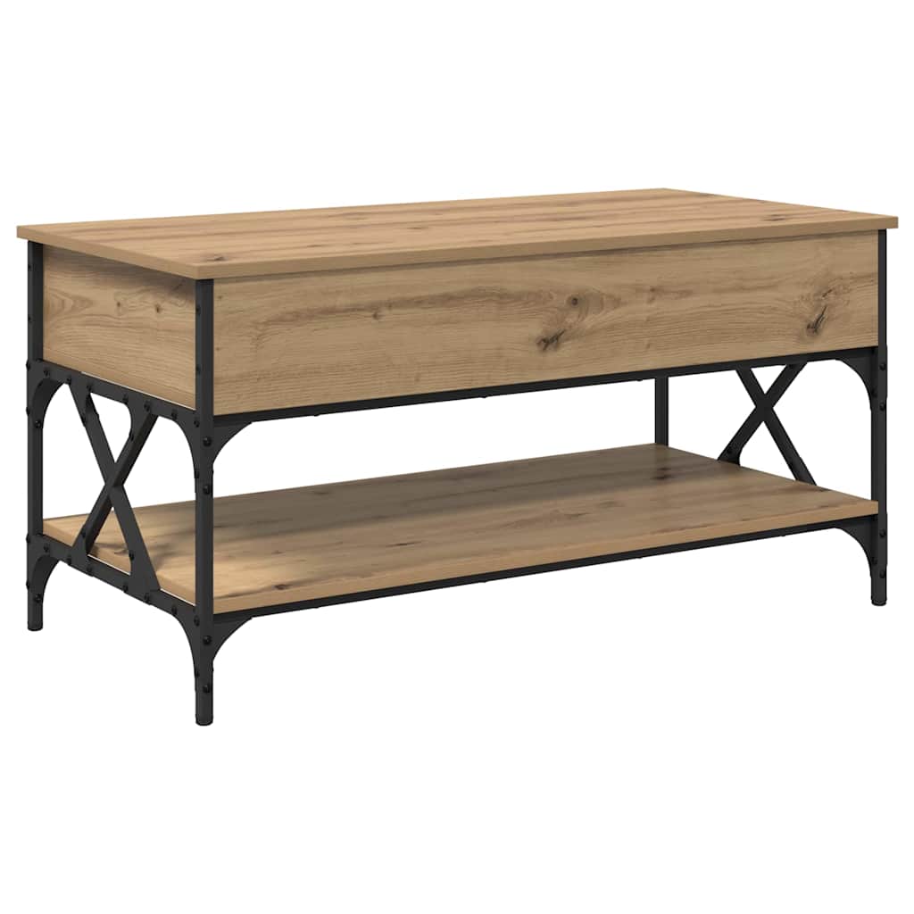 Couchtisch Artisan-Eiche 100 x 50 x 50 cm Holzwerkstoff
