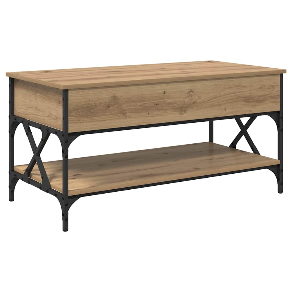Couchtisch Artisan-Eiche 100 x 50 x 50 cm Holzwerkstoff
