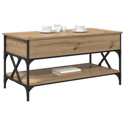 Couchtisch Artisan-Eiche 100 x 50 x 50 cm Holzwerkstoff