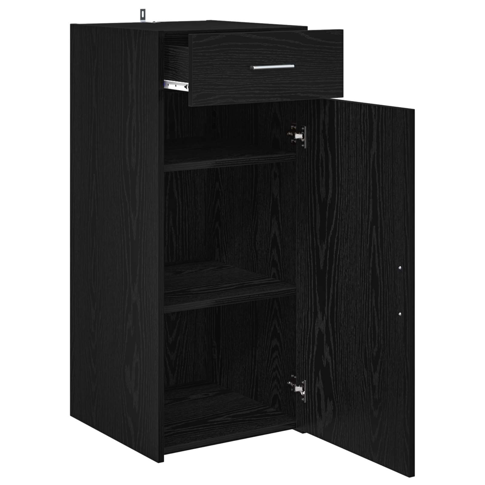 Aufbewahrungsschrank Schwarze Eiche 40 x 42,5 x 93 cm