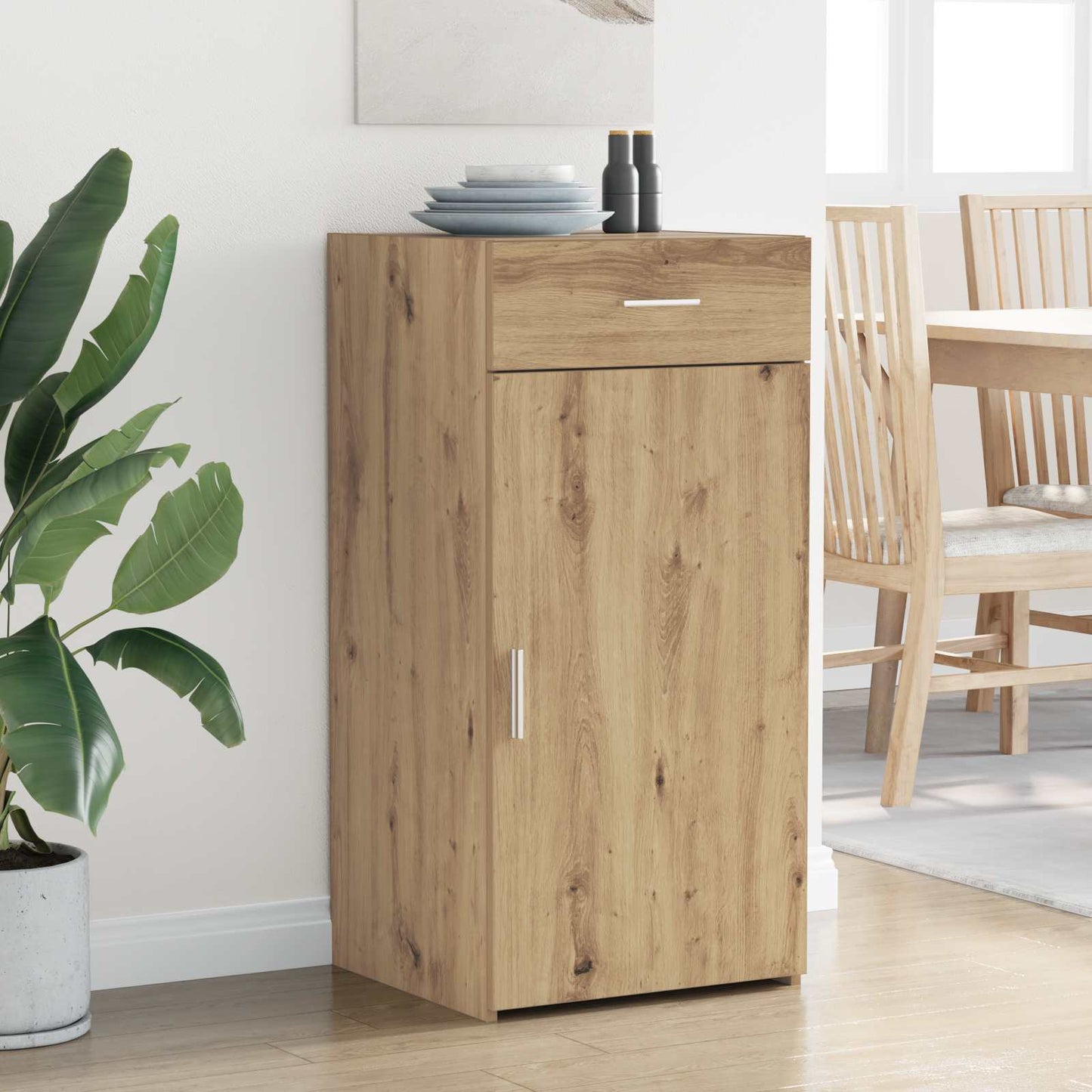 Sideboard Artisan-Eiche 45 x 42,5 x 93 cm Holzwerkstoff
