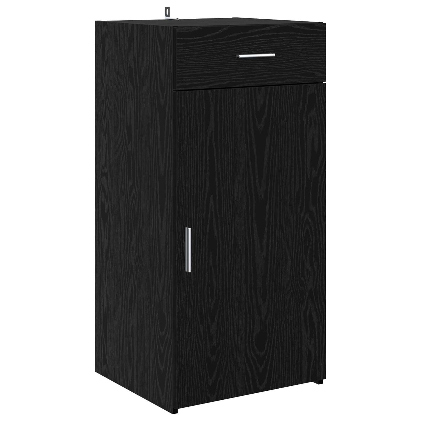 Sideboard Schwarz Eichen-Optik 45 x 42,5 x 93 cm Holzwerkstoff