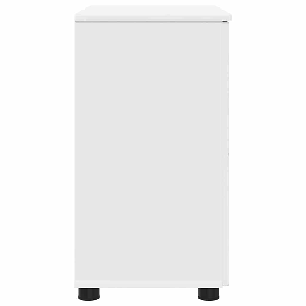 Badezimmerschrank Weiß 61 x 35 x 64 cm Holzwerkstoff, Metall