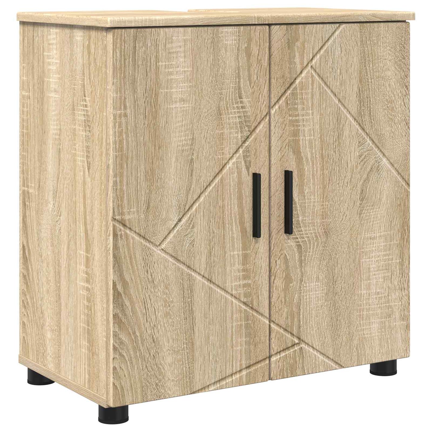 Badezimmerschrank Sonoma-Eiche 61 x 35 x 64 cm