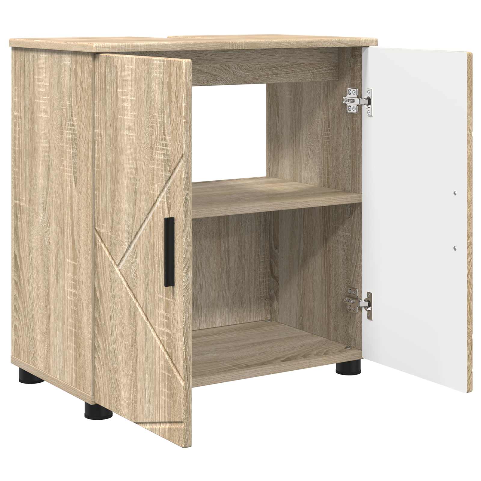 Badezimmerschrank Sonoma-Eiche 61 x 35 x 64 cm