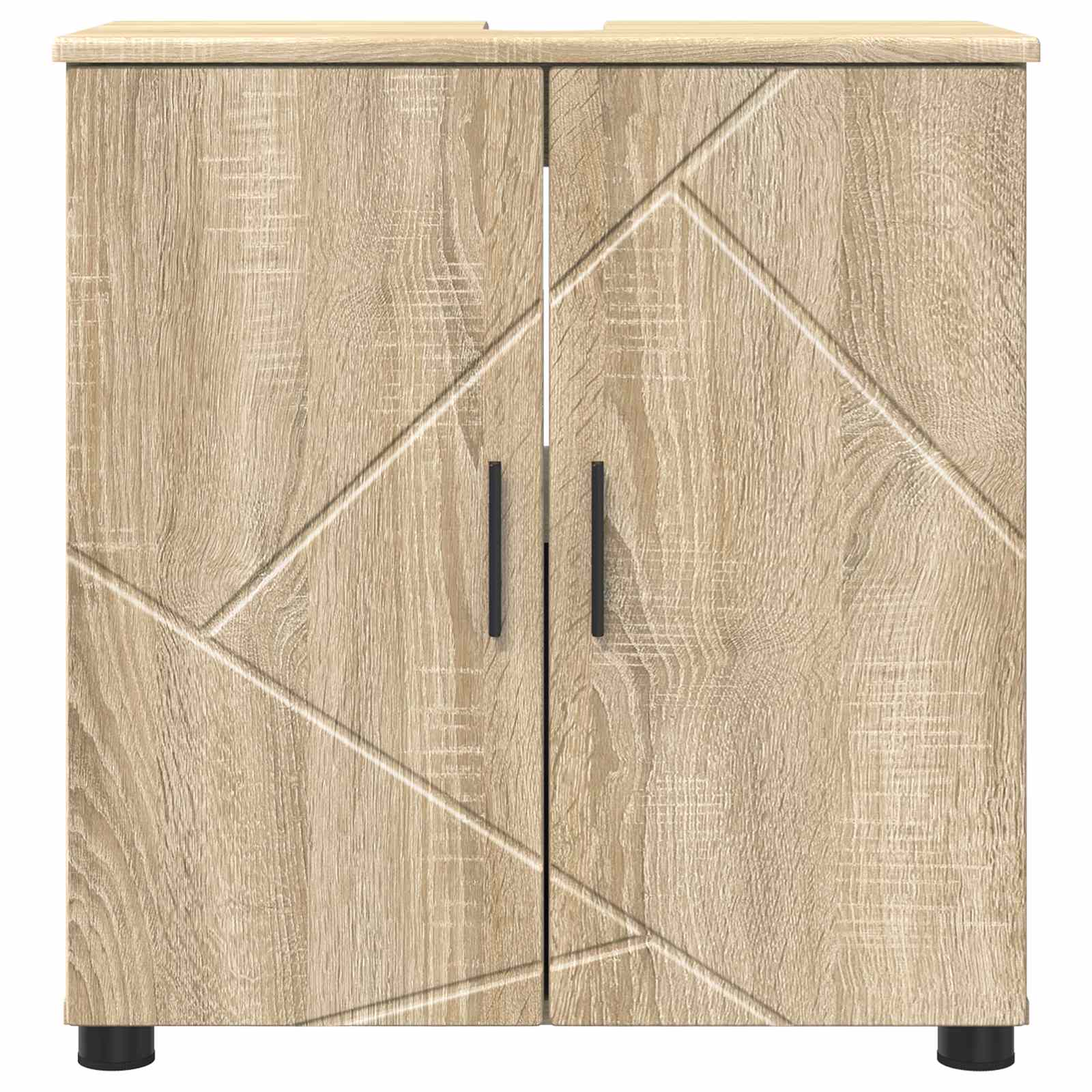 Badezimmerschrank Sonoma-Eiche 61 x 35 x 64 cm