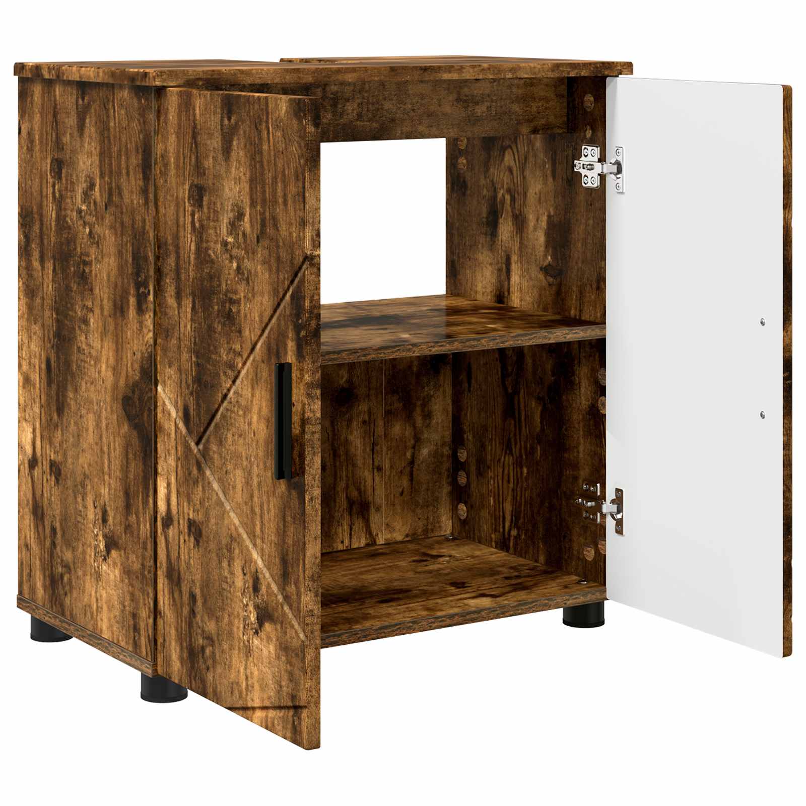 Badezimmerschrank Geräucherte Eiche 61 x 35 x 64 cm