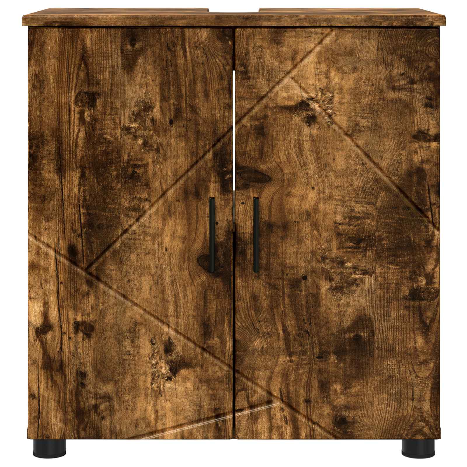 Badezimmerschrank Geräucherte Eiche 61 x 35 x 64 cm