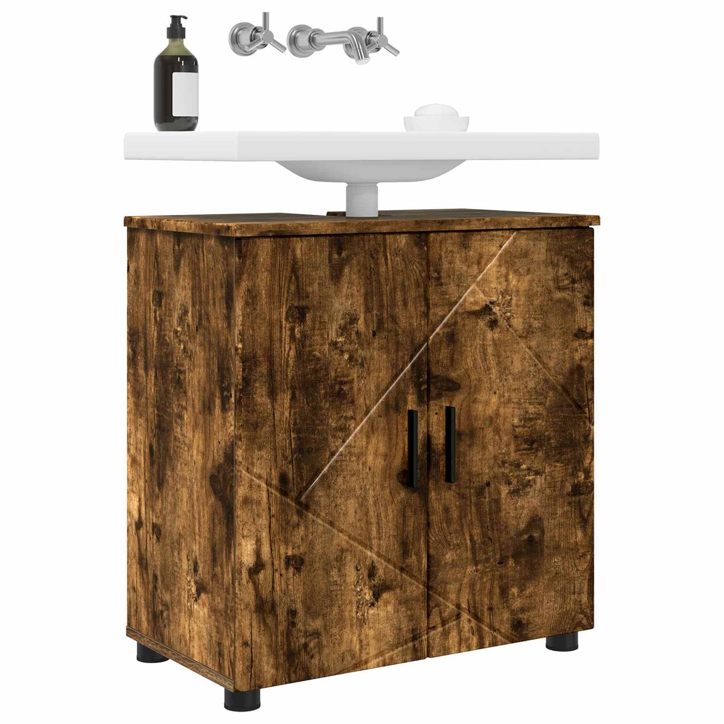 Badezimmerschrank Geräucherte Eiche 61 x 35 x 64 cm
