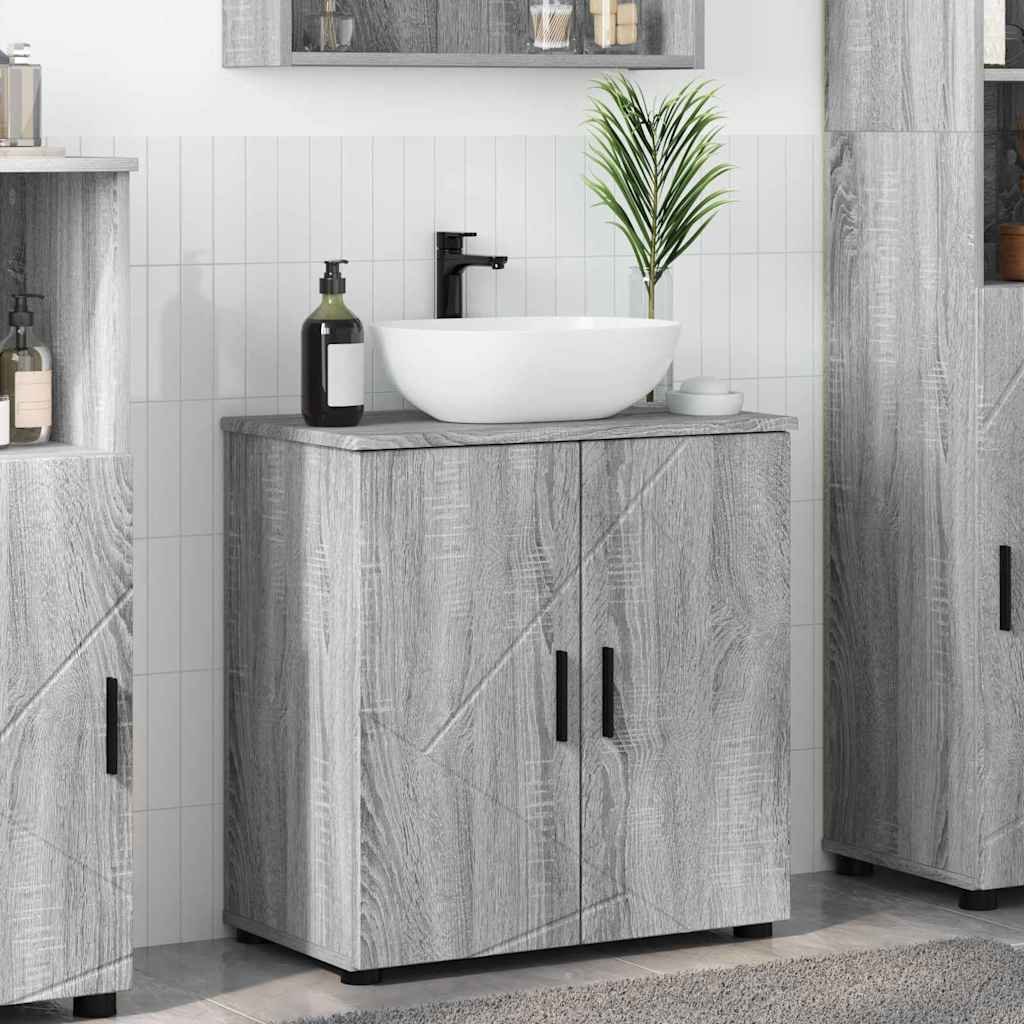 Badezimmerschrank Graues Sonoma 61 x 35 x 64 cm