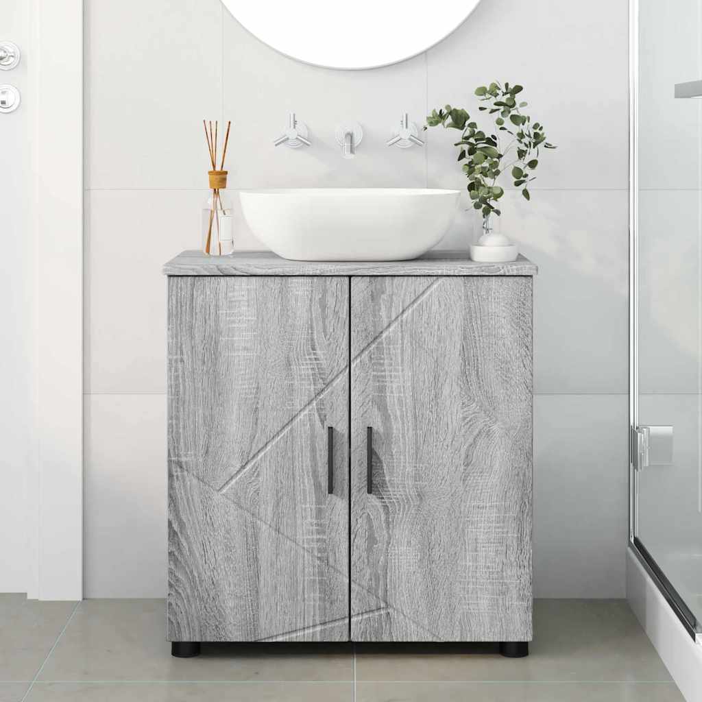 Badezimmerschrank Graues Sonoma 61 x 35 x 64 cm