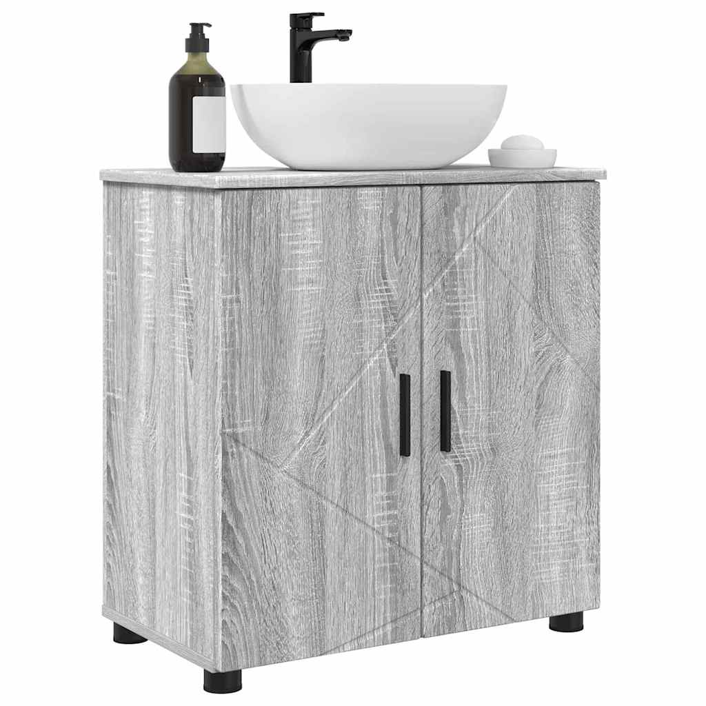 Badezimmerschrank Graues Sonoma 61 x 35 x 64 cm