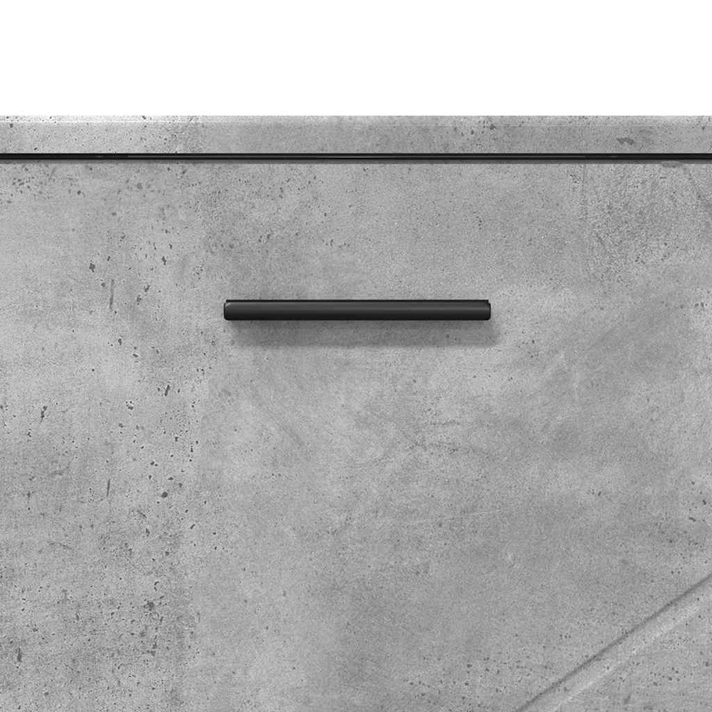 Badezimmerschrank Betongrau 76,5 x 35 x 64 cm