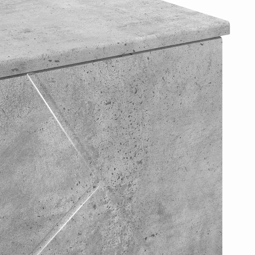 Badezimmerschrank Betongrau 76,5 x 35 x 64 cm