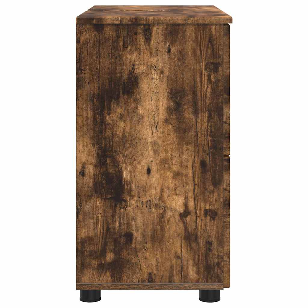 Badezimmerschrank Räuchereiche 76,5 x 35 x 64 cm
