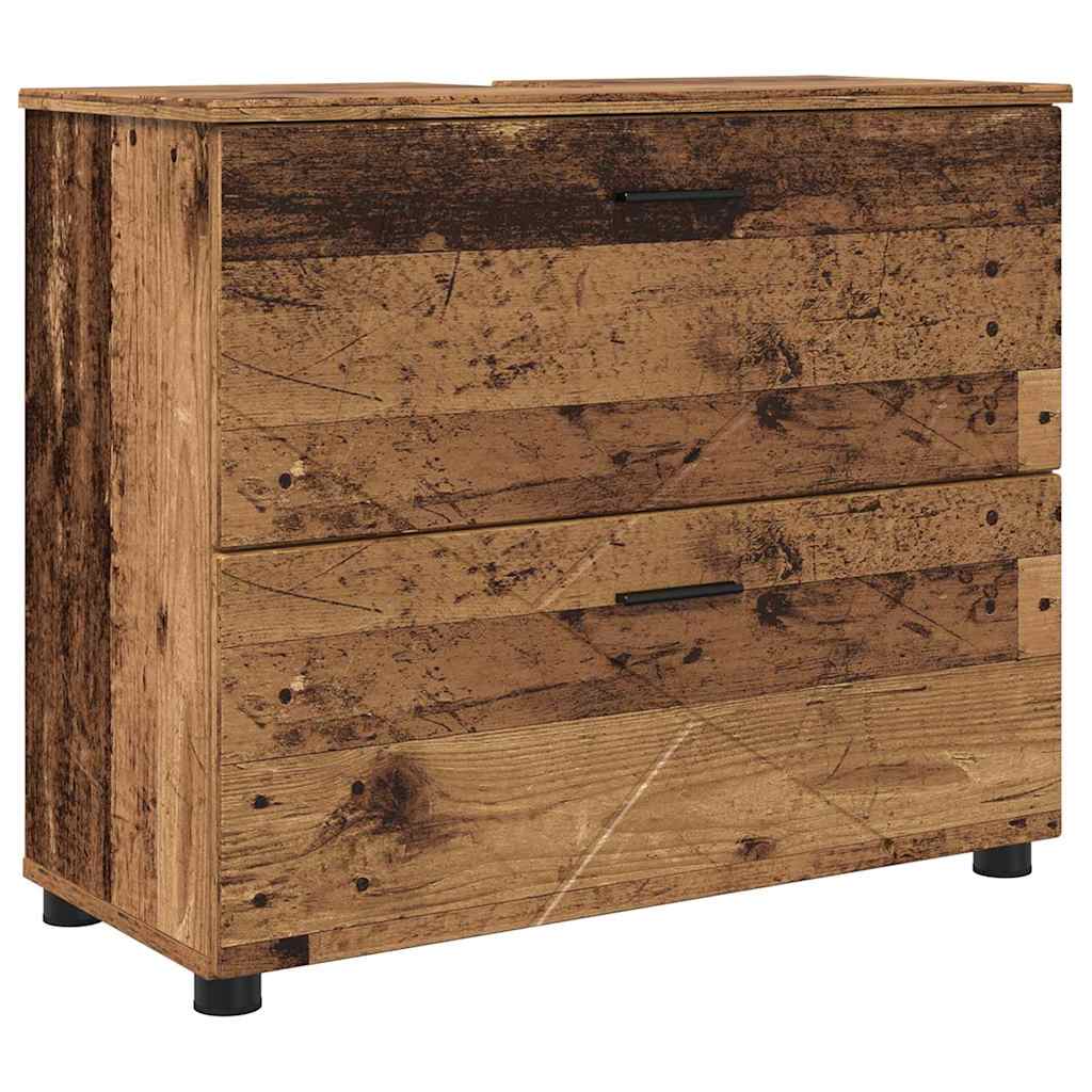 Badezimmerschrank Altholz 76,5 x 35 x 64 cm