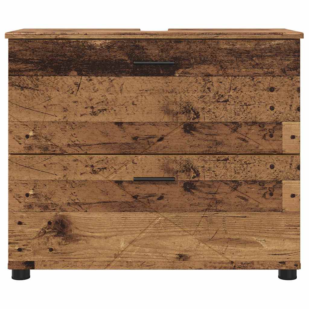 Badezimmerschrank Altholz 76,5 x 35 x 64 cm
