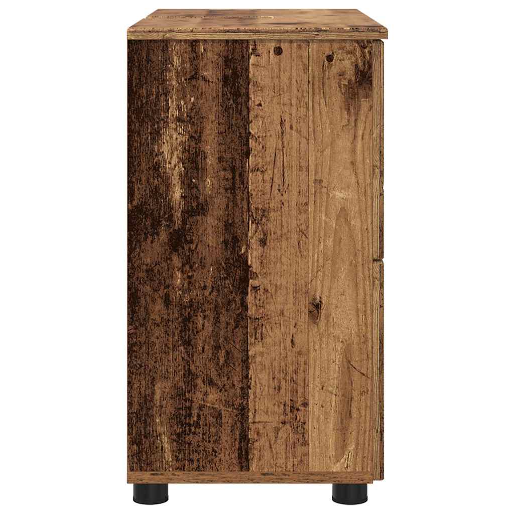 Badezimmerschrank Altholz 76,5 x 35 x 64 cm