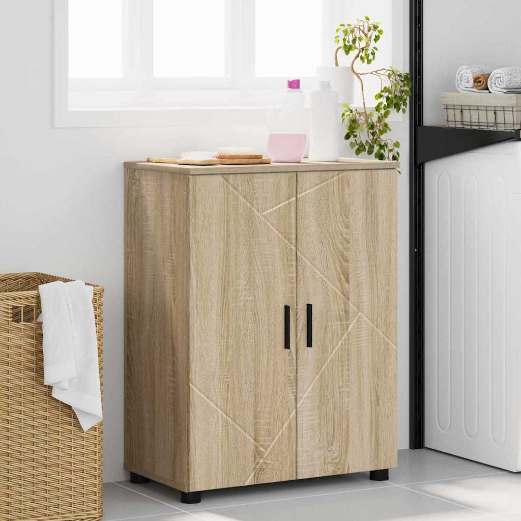 Badezimmerschrank Sonoma-Eiche 60 x 35 x 80 cm