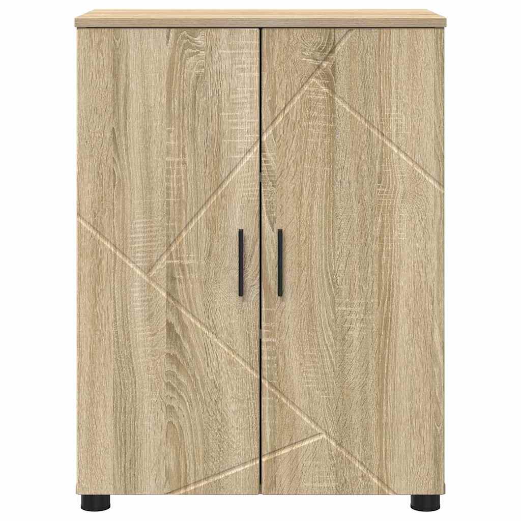 Badezimmerschrank Sonoma-Eiche 60 x 35 x 80 cm