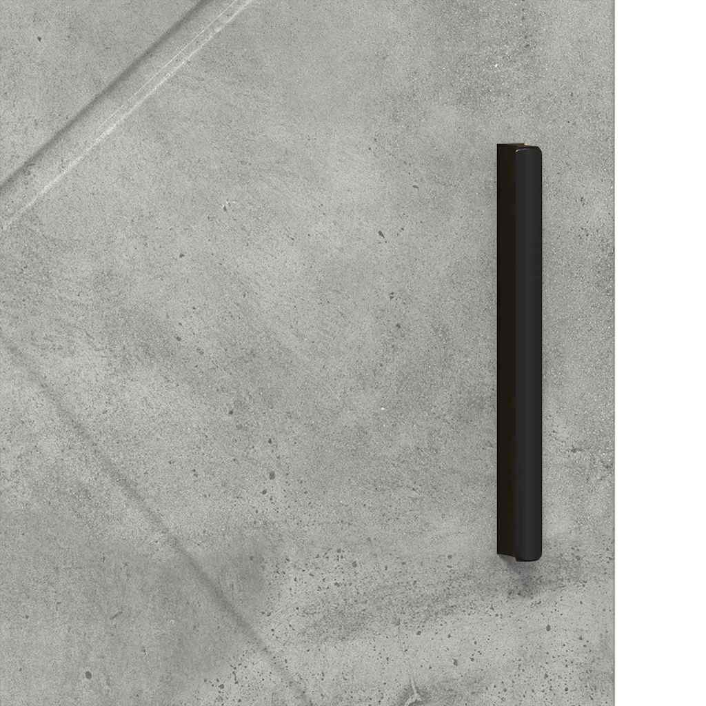 Badezimmerschrank Beton Grau 60 x 35 x 80 cm