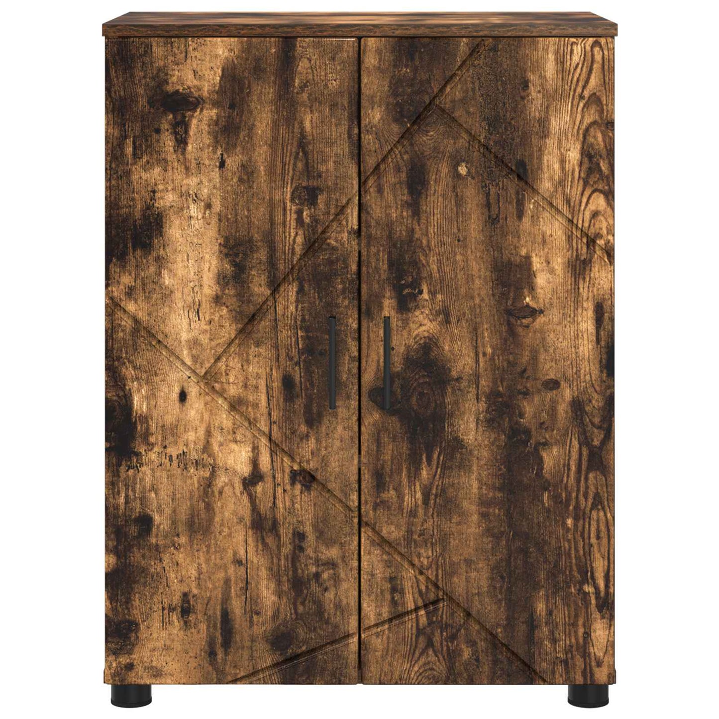 Badezimmerschrank Geräucherte Eiche 60 x 35 x 80 cm
