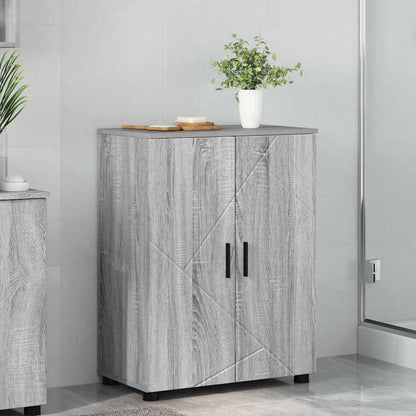 Badezimmerschrank Graues Sonoma 60 x 35 x 80 cm