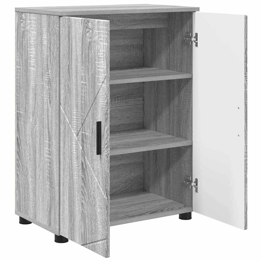 Badezimmerschrank Graues Sonoma 60 x 35 x 80 cm