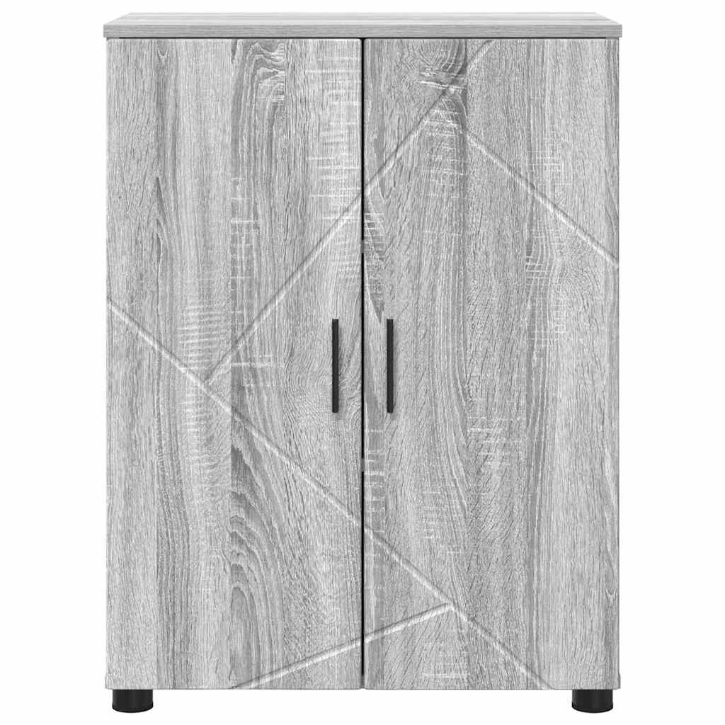 Badezimmerschrank Graues Sonoma 60 x 35 x 80 cm