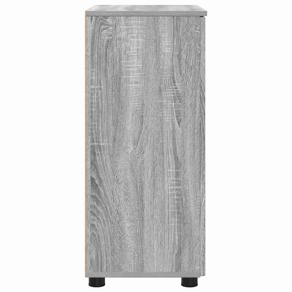 Badezimmerschrank Graues Sonoma 60 x 35 x 80 cm