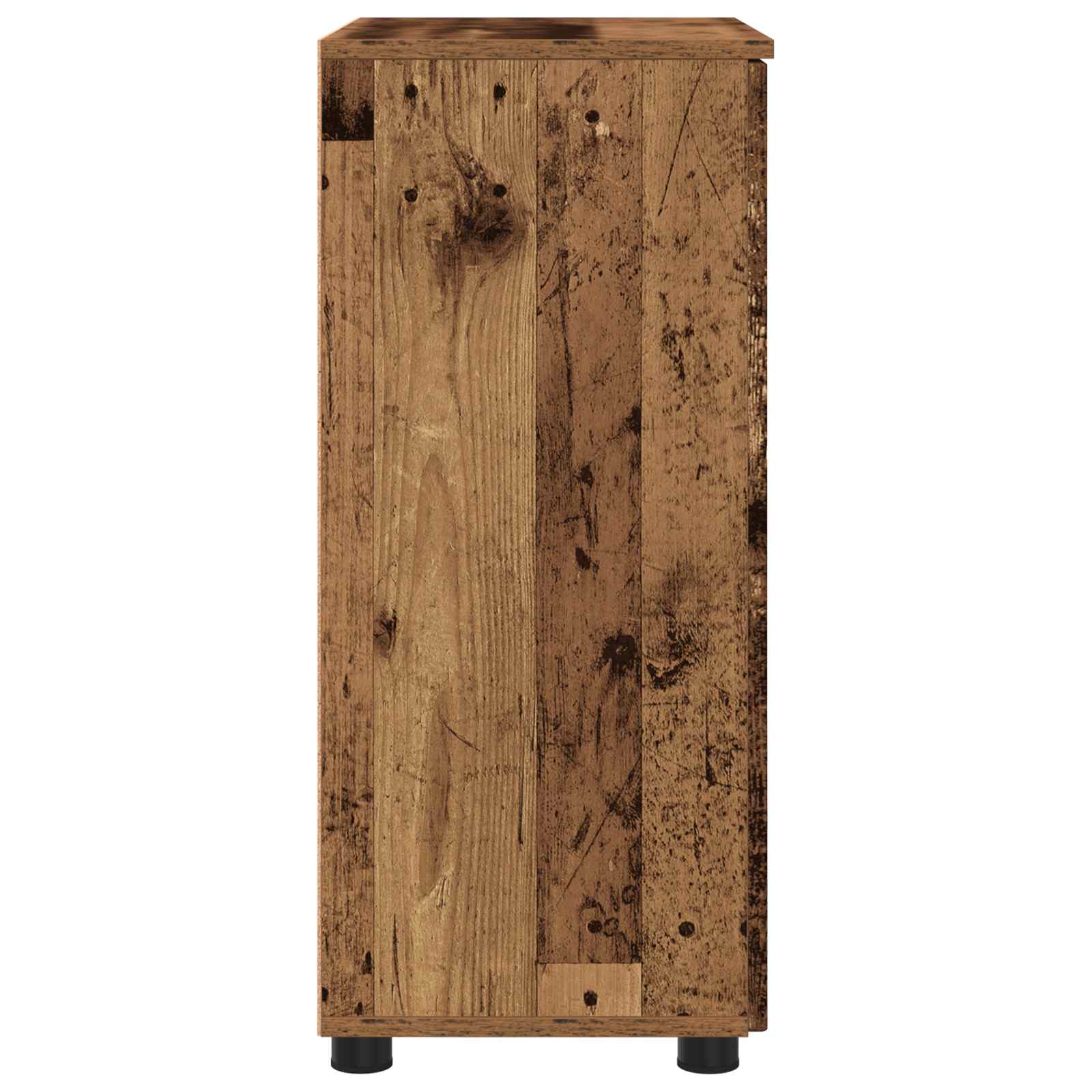 Badezimmerschrank Altholz 60 x 35 x 80 cm Holzwerkstoff, Metall