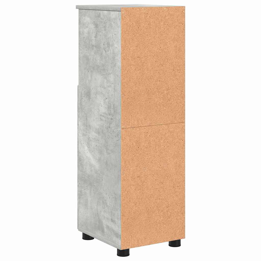 Badezimmerschrank Beton Grau 30 x 35 x 95 cm