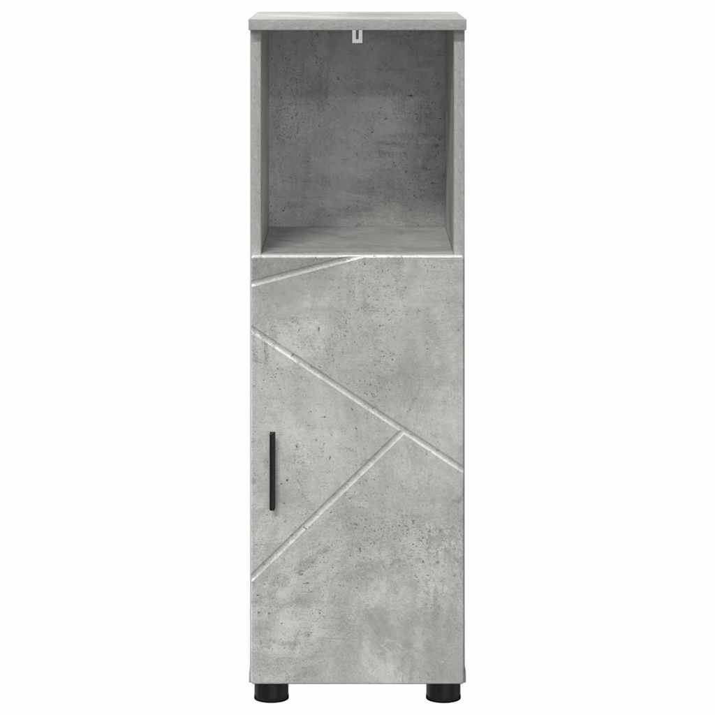 Badezimmerschrank Beton Grau 30 x 35 x 95 cm