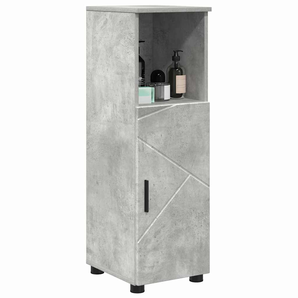 Badezimmerschrank Beton Grau 30 x 35 x 95 cm