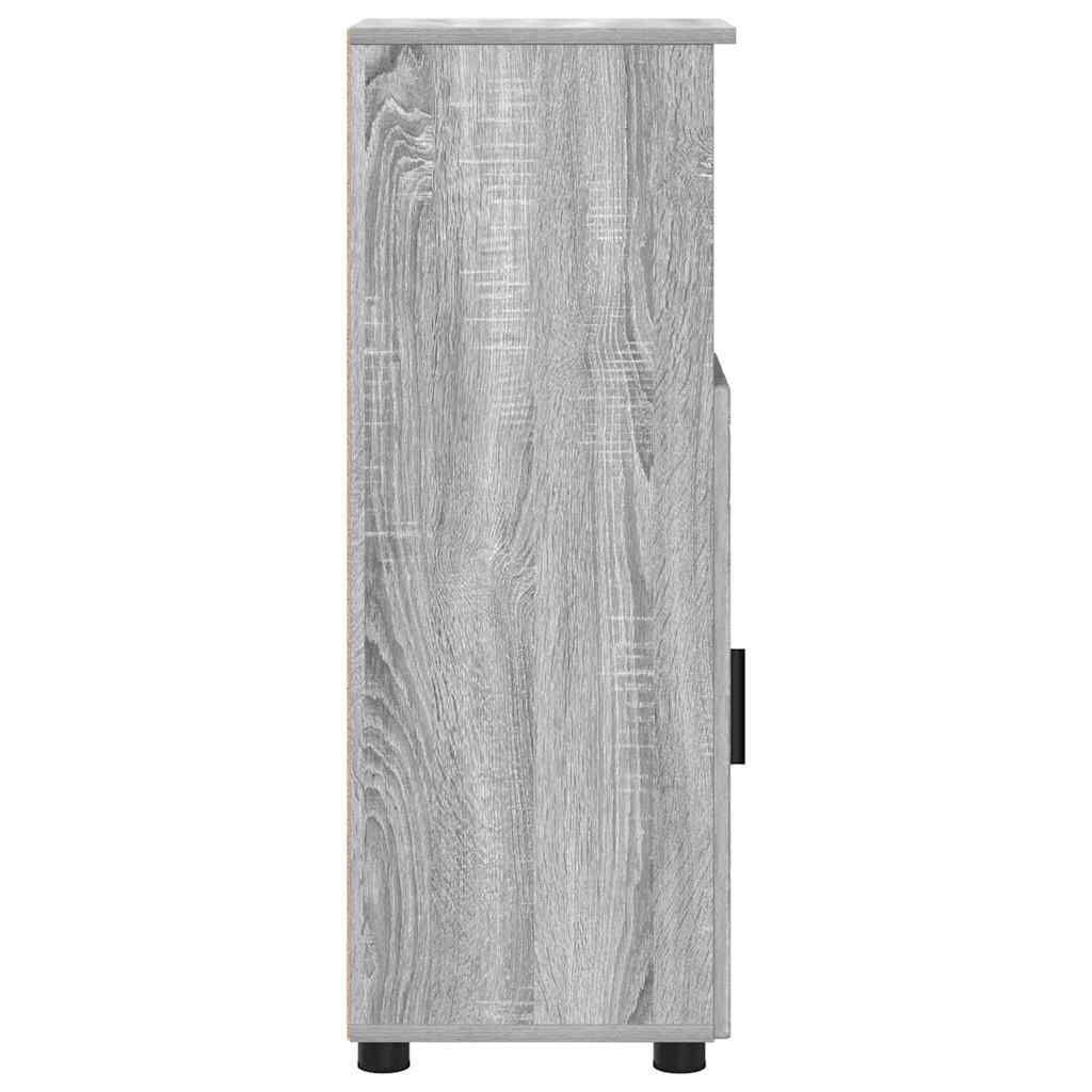 Badezimmerschrank Graues Sonoma 30 x 35 x 95 cm