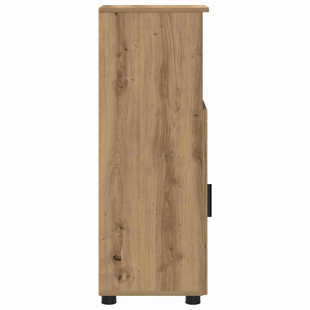Badezimmerschrank Artisan-Eiche 30 x 35 x 95 cm