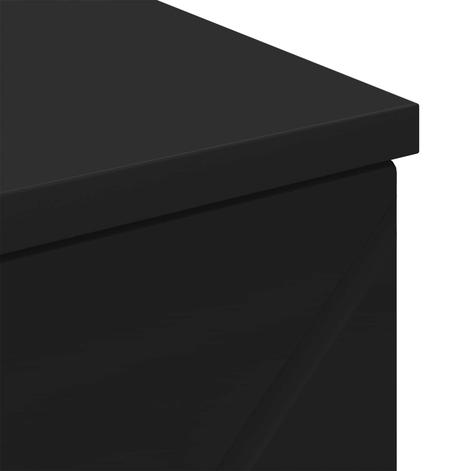 Badezimmerschrank Schwarz 30 x 35 x 80 cm Holzwerkstoff, Metall
