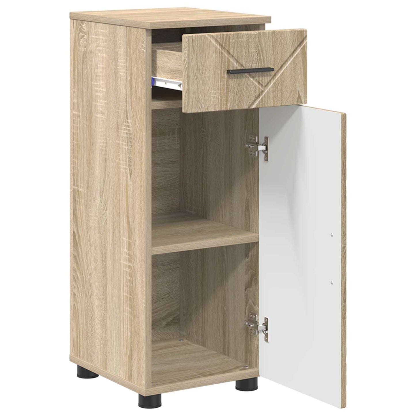 Badezimmerschrank Sonoma-Eiche 30 x 35 x 80 cm