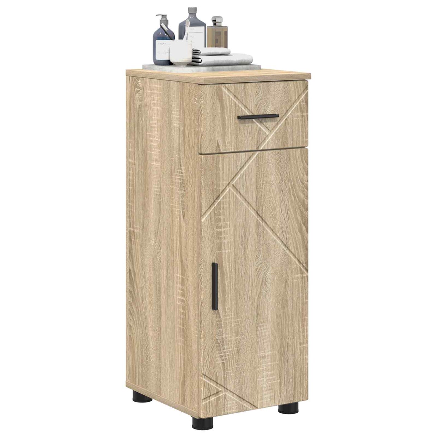 Badezimmerschrank Sonoma-Eiche 30 x 35 x 80 cm