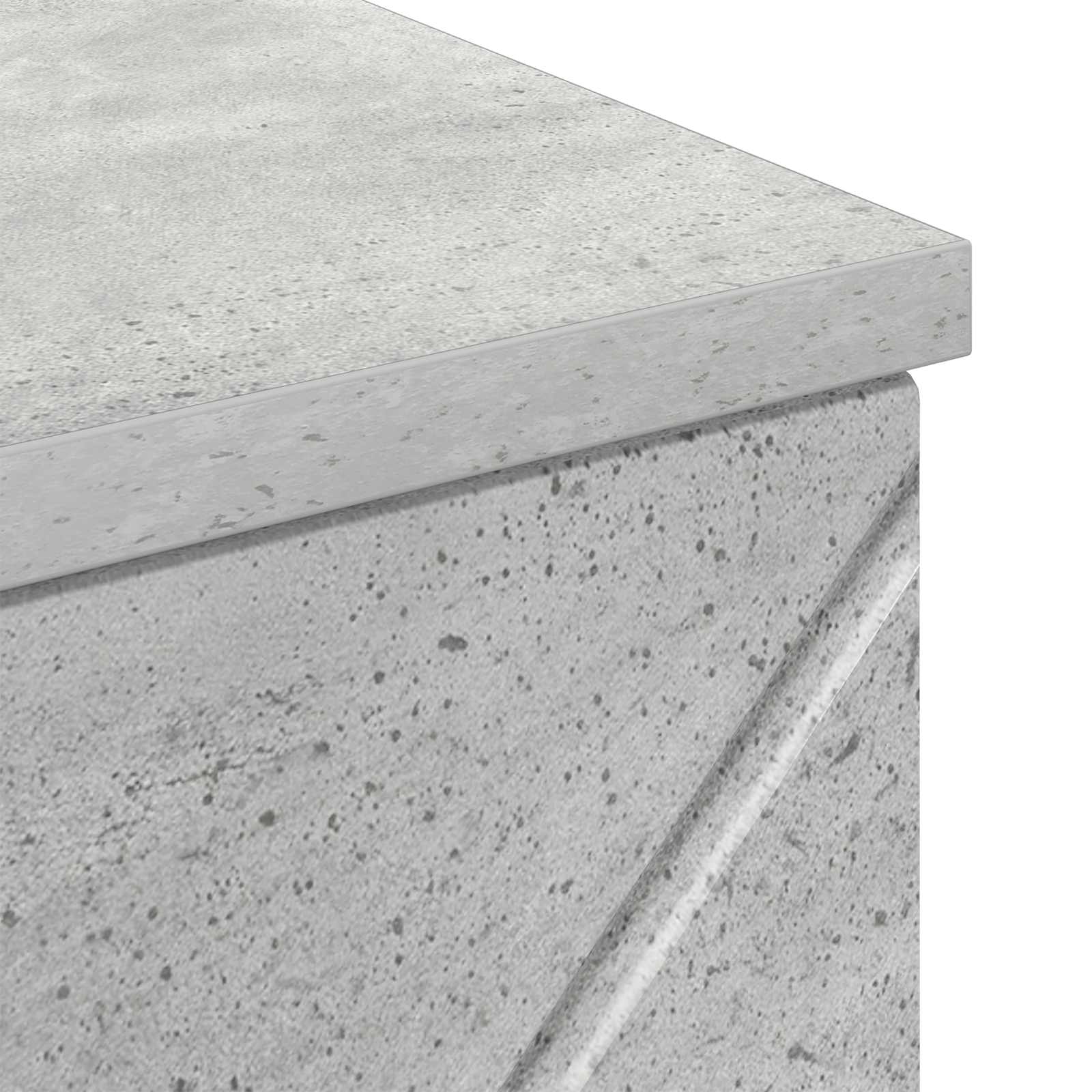 Badezimmerschrank Betongrau 30 x 35 x 80 cm