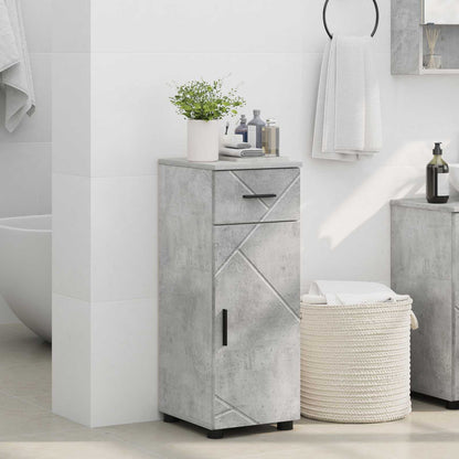 Badezimmerschrank Betongrau 30 x 35 x 80 cm