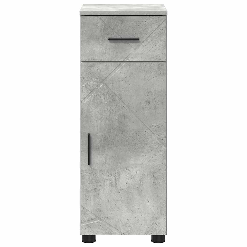 Badezimmerschrank Betongrau 30 x 35 x 80 cm