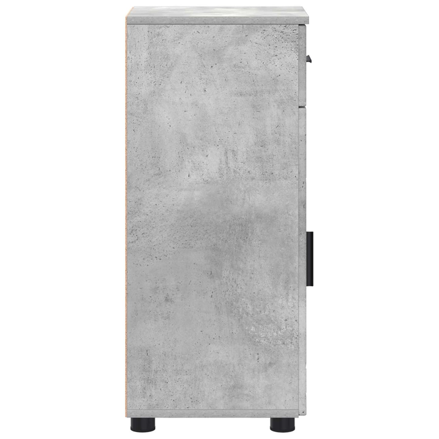 Badezimmerschrank Betongrau 30 x 35 x 80 cm